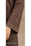 Mocha Meadow Embroidered 3 Piece Suit - 4