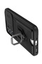 Ilkeshop New Galaxy A36 Case Zuma Silicone with Business Card Holder and Ring (181647) - Black - 3