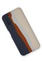 Shopilke Galaxy A03S Case Ebruli Launch Silicone (03141) - Navy Blue-Cream - 2