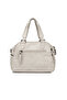 Beige Small Size Multi-Pocket Long Strap Women's Daily Hand and Shoulder Bag - 3