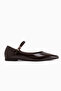 Minya Brown Pointed Toe Women's Ballerinas - 2
