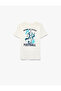 Cotton Short Sleeve Crew Neck Printed T-Shirt - 6