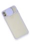 Ilkeshop New iPhone XS Max Case Palm Frosted Camera Sliding Silicone (103543) - Lilac - 3