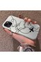 iPhone 15 Compatible Travel-Themed Map Airplane Printed Impact Protective Hard Case - 2