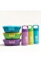 Viassin Healthy Life Lunch Box with 3 Compartment and a 350ml Water Bottle - Purple Color - 6