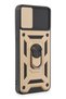 Ilkeshop New Galaxy A04E Case Pars Silicone with Lens Ring (113247) - Gold - 2