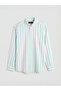 Nevavm Regular Fit Striped Poplin Men's Shirt with Difference - 5