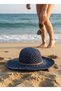 Women's Hand Knitted Detailed Hat Beach Hat - 7