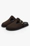 Women's Rolie Brown Suede Buckle Detailed Slippers - 3