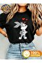 Printed Oversized Unisex Women's Crewneck T-Shirt