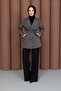 Short Windbreaker Belted Trench Coat Gray - 2