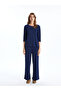Crew Neck Women's Blouse - 2