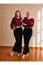 Women's Burgundy Comfortable Fit Blouse Long Sleeve Stylish Daily and Office Combination - 2