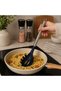 Silicone Pasta Serving Spoon Heat Resistant Spaghetti Spoon with Steel Handle - 3