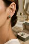 Luxury Earrings with Pearls and Stones - 2