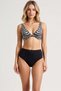 Women's Bikini Set Balconette Covered Sleeveless High Waist Slip Ethnic Patterned Knitted Fabric Summer Beach - 4