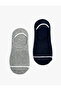 2-Piece Sports Socks Set with Stripe Detail - 2
