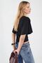 Kayık Neckline Knitted T-Shirt - 2