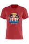 Unisex Printed Design T-Shirt (Walk By Faith)| Round Neck Regular Fit T-shirt - 4