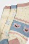 3-Piece Cotton Booties Socks for Girls G3941A8Ns - 4