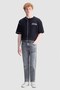 Jason Regular Fit Cotton Men's Gray Jean Denim Trousers - 4