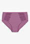 Women's 4-Pack Cotton Side Lace High Waist Curve Panties - 5