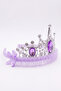 Lilac Tulle Stone Detailed Girl's Crown - 2