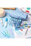 Bee and Daisy Patterned Crochet Set of 12 – Ergonomic Crochet Hooks and Accessories Fully Equipped with a Bag for Knitting - 2