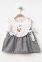 Baby Girl Strawberry Embroidered Corduroy Bow Dress Yk1734Fw