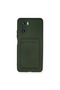 Xiaomi Mi 11I Case Kelvin Silicone with Business Card - Dark Green