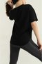 Oversize Short Sleeve Women's T-Shirt - 2
