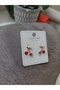 Xuping Zircon Stone Children's Cherry Earrings - 3