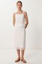 Lace Detailed Muslin Top and Bottom Set Lgx0012 White
