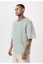 Striped Oversize Knitwear T-Shirt - 3