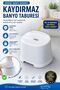 Non-Slip Bath Stool Plastic Shower Seat with Lumbar Support Safe Bath Stool
