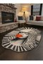 Sdt Luxury Artistic Women's Figured Leopard and Zebra Woven Base Decorative Carpet Sdt1316 - 2