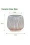 Ceramic Vase for Pampas Grass, Flowers and Plants, for Garden, Office Living Room,Table Shelf, Home Decor - 2