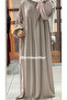 Dress with Tied Sleeves (Medina Silk) - 2