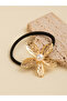 Pack of 3 - Golden Flower Hair Ties - 2