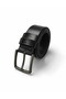 Genuine Leather 4.5 cm Black Men's Jeans Belt - Premium Box and Gift Set (100-135 cm) - 5