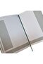 غطاء جلدي مرن من Acar Thermo 21*30 سم 128 صفحة دفتر مخطط غير مؤرخ أسود-أزرق - 2