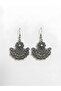 Authentic Earrings with Flower Figures - 2