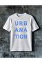 Urban Graffiti Printed Oversize T-Shirt