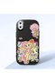 Black Silicone Case with Shock-Absorbing Camera Protections Compatible with iPhone X/Xs