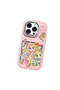 Pink Silicone Case Compatible with iPhone 15 Pro with Shock-Absorbing Camera Protections - 4