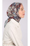 Fi̇ora Pattern 100% Tencel Scarf - 6