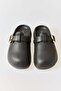 Women's Closed Front Single Buckle Anti-Slip Slippers Black - 3