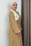 Women's Pleated Ayrobin Long Belted Dress Mink - 4