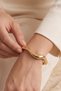 Gold Anti-Tarnish Wavy Lightweight Bracelet - 3