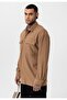 Ribbed Long Sleeve Pocketed Shirt - 3